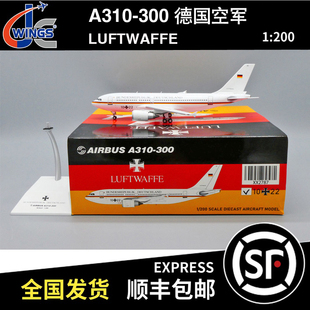 JC WINGS 1:200 空客 A310-300 德国空军 10+22 XX2787 飞机模型