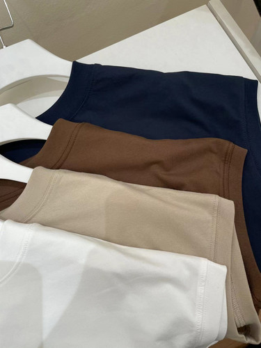 四色基础小短款纯色短袖T恤女