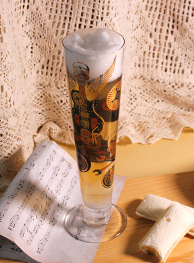 德国RITZENHOFF瑞森哈夫无铅水晶玻璃白酒新款礼物黑标啤酒杯子