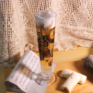 德国RITZENHOFF瑞森哈夫无铅水晶玻璃白酒新款 礼物黑标啤酒杯子