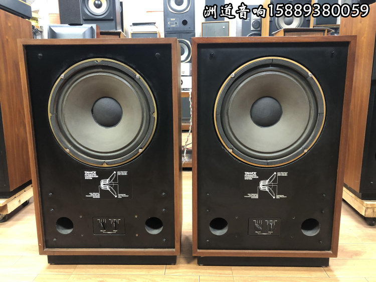英国原产 Tannoy/天朗HPD 385A 同轴15寸钴磁落地音箱小版