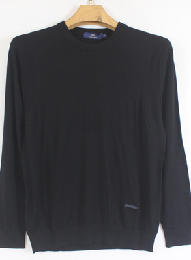 JFN 秋冬 圆领  黑色男士 贴身穿羊毛衫 吊牌全10071