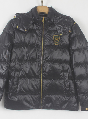 OD 5秋冬新款男士 帽子可拆卸 长袖厚款 时尚休闲羽绒服外套09211