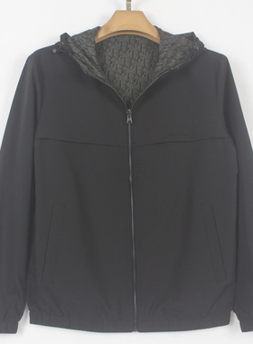 雷DBR25秋季 新款 连帽 男士 双面穿 长袖 时尚休闲夹克外套08103