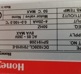 霍尼韦尔DC1020 DC1020CL-701010-E DC1020CL电流输入 RSP 4-20ma