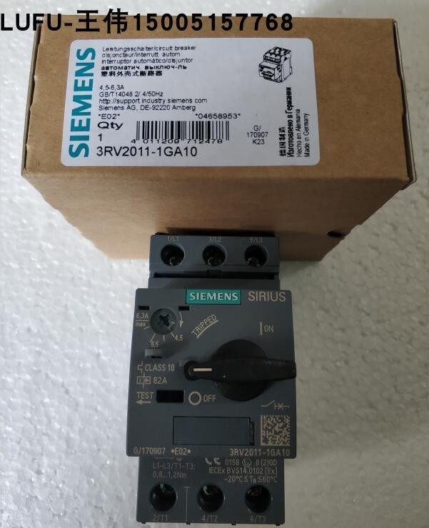 3RV2011-1GA10西门子断路器全新原装,