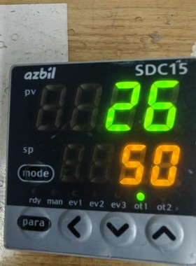 azibl SDC15原装日本山武温控器 C15MTR0TA0300 SDC15MTR0TA0300