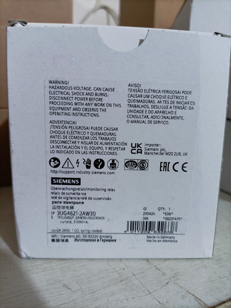 3UF4621-2AW30西门子监控继电器全新原装