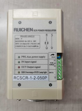 RCSCR-1-2-050P RCSCR-1-2 SCR电力调整器 RUICHEN瑞铖 50A 单相