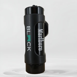 原装正版 全新万宝路酷黑绿标个性伸缩绳便携烟灰缸 经典周边