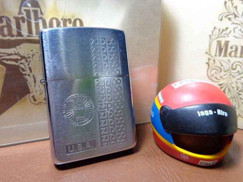原装正版 1982年全新蚀刻经典圆标50周年纪念标防风打火机 zippo