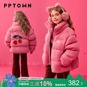 儿童加厚棉袄校服神器内胆保暖面包服加绒外套 新款 女童棉服冬季 装