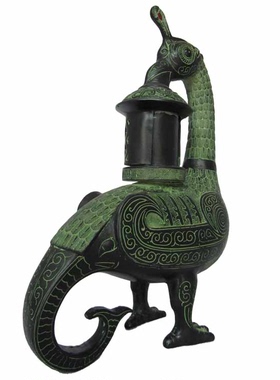 仿古风凤凰摆件乔迁新居装饰品