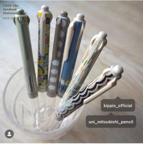日本三菱uni4色模块笔按动北欧