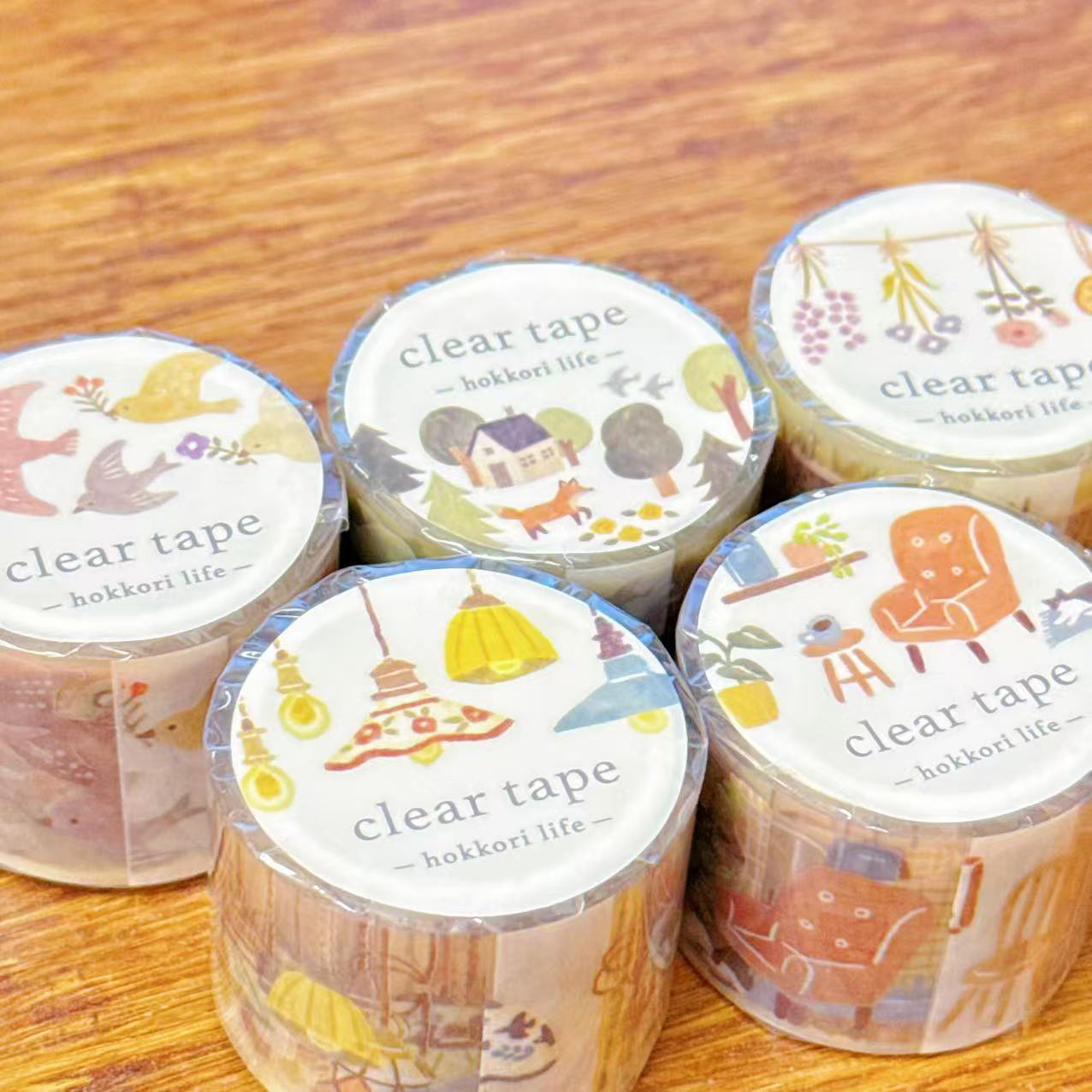 现货日本mindwave新品胶带灯具森林动物花束几何图形星空手帐素材