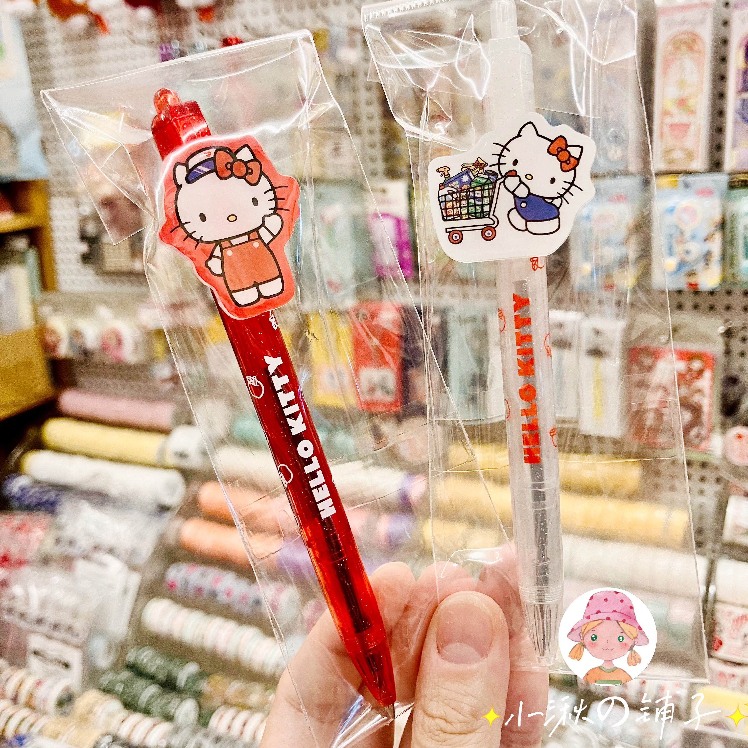 现货日本进口SUN-STAR太阳星HelloKitty凯蒂猫便签本中油笔贴纸