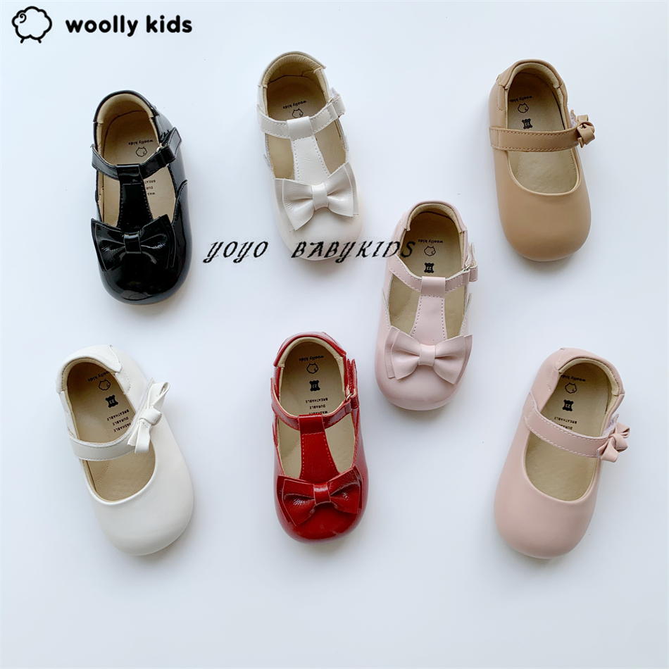 WOOLLYKIDS真皮防滑女童公主鞋