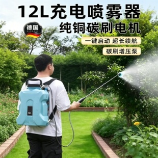 电动喷雾器充电式园艺浇花喷壶农用浇水高压消毒打药枪小型洒水壶