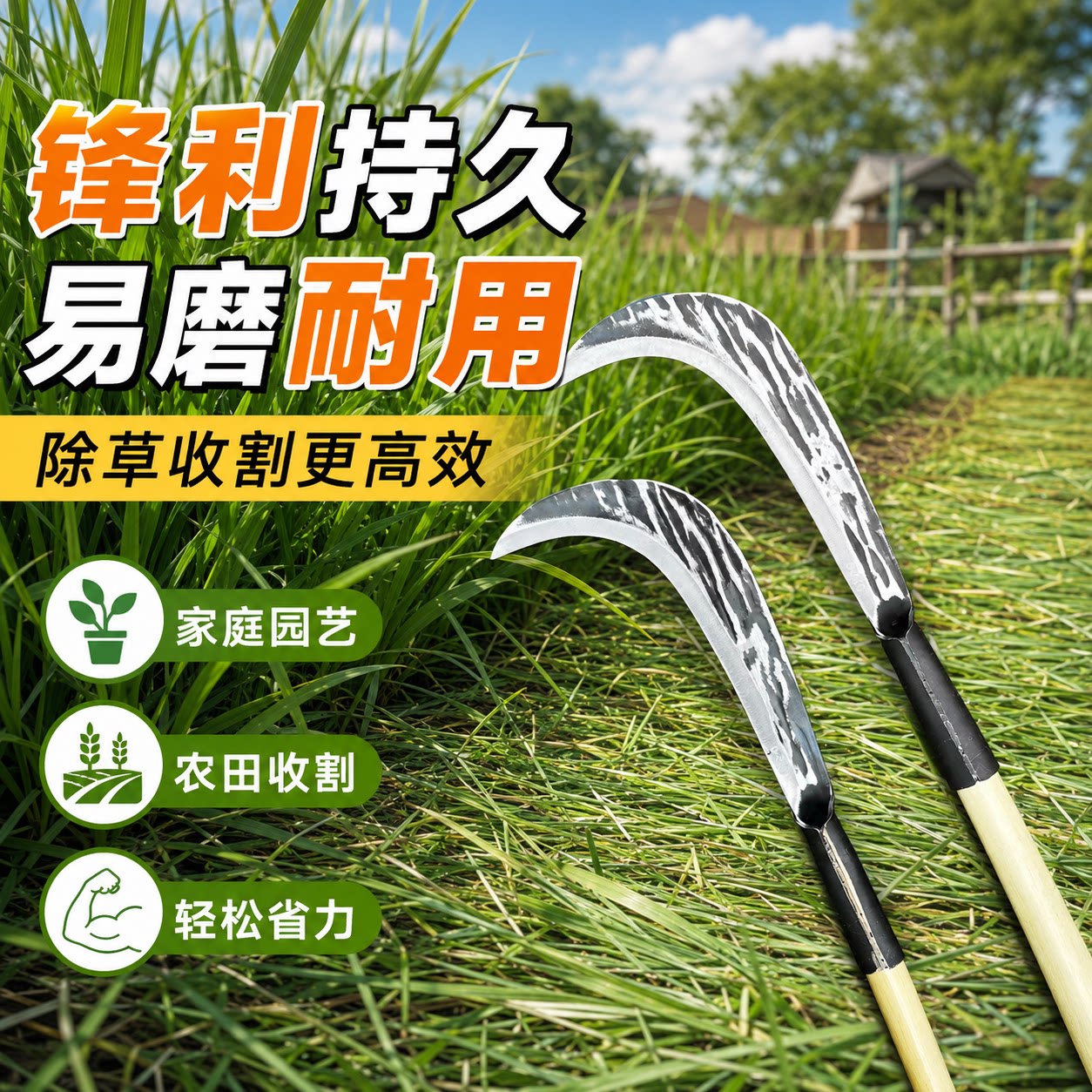 锻打锰钢开路刀砍树难道不锋利吗图片