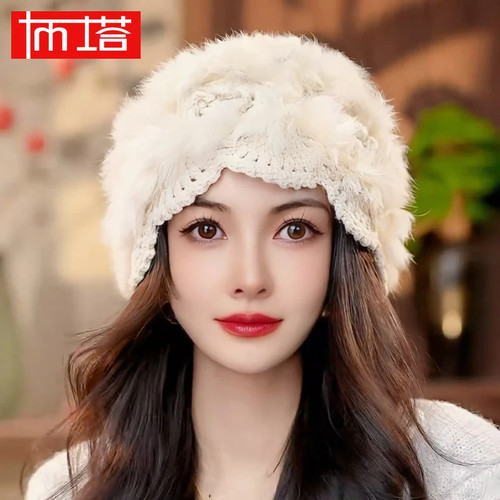 布塔洋气毛绒帽，大头围也能戴噢
