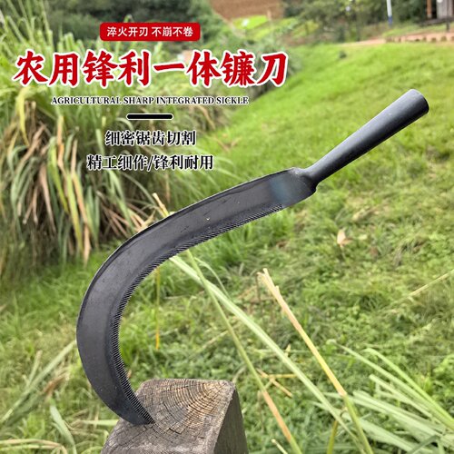 手工锻打锯齿镰刀割麦锋利吗？