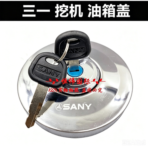 三一挖掘机柴油箱盖燃油油箱锁