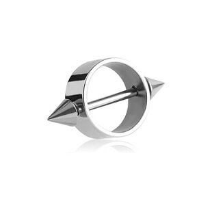 穿刺饰品乳环乳钉乳头饰品欧美男士女士圆圈款防过敏 全钢