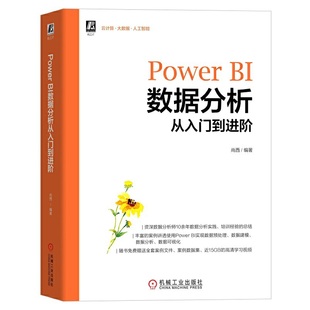 Power BI数据分析从入门到进阶 尚西 Power BI数据预处理数据建模数据可视化在线服务 Power BI数据分析实战案例书籍