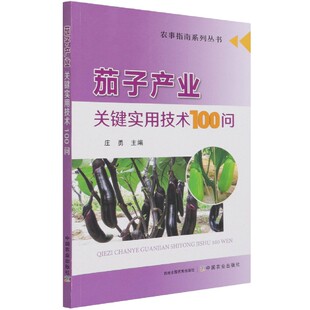 茄子产业关键实用技术100问 庄勇 茄子高效栽培种植管理 茄子生产关键技术茄子种植农业科技 茄子栽培病虫害防治技术 中国农业出版