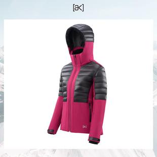 高端女羽绒滑雪服防风防水透气加厚保暖户外滑雪上衣