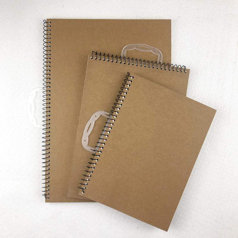 8k素描本线圈速写美术专用空白活页b5简约ins风牛皮纸a4画本定制