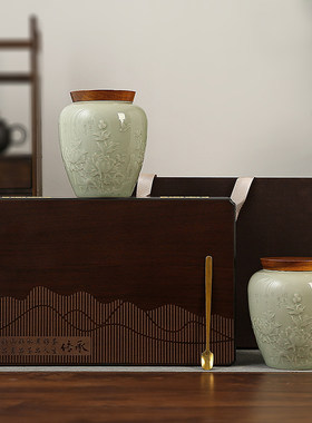 茶叶包装茶叶罐整箱定制雕刻礼品