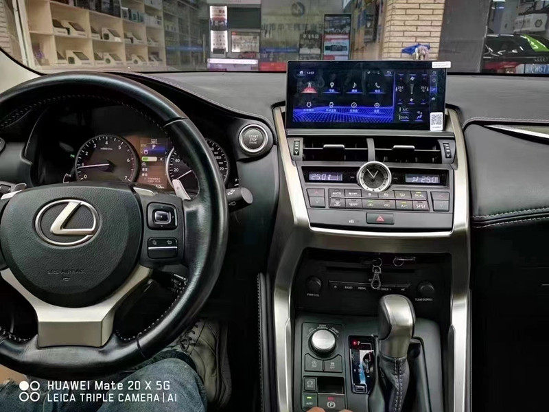 适用于雷克萨斯NX200/300原车 改装中控大屏导航一体机
