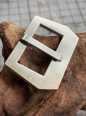 GPF表扣二战军扣平扣不可拆卸搭配店里表带使用银色 黑色24 26MM