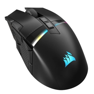 美商海盗船Corsair DARKSTAR 暗星RGB幻彩光电可编程无线游戏鼠标