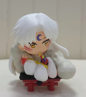 灵动创想犬夜叉盲盒排排坐公仔犬夜叉杀生丸桔梗玲手办收藏儿童