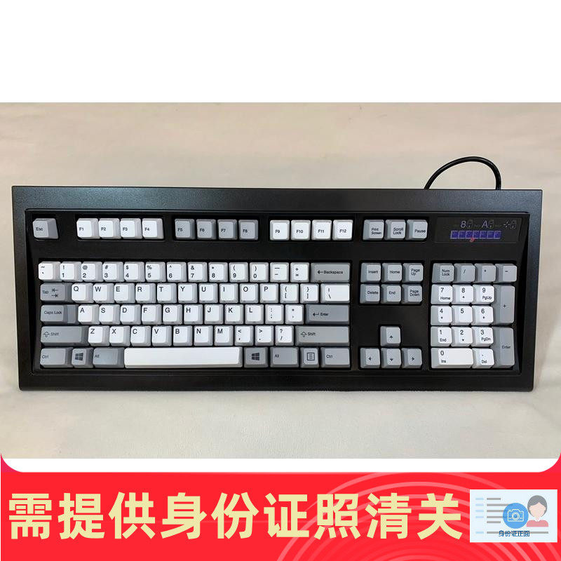 复古屈蹲弹簧轴机械键盘