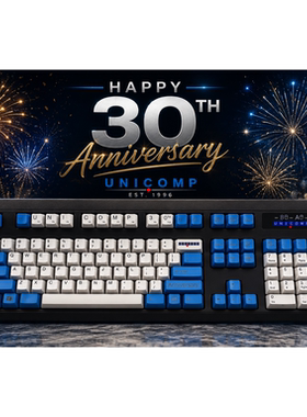 Unicomp 屈蹲弹簧轴机械键盘30周年纪念款 美国代购 正品保证