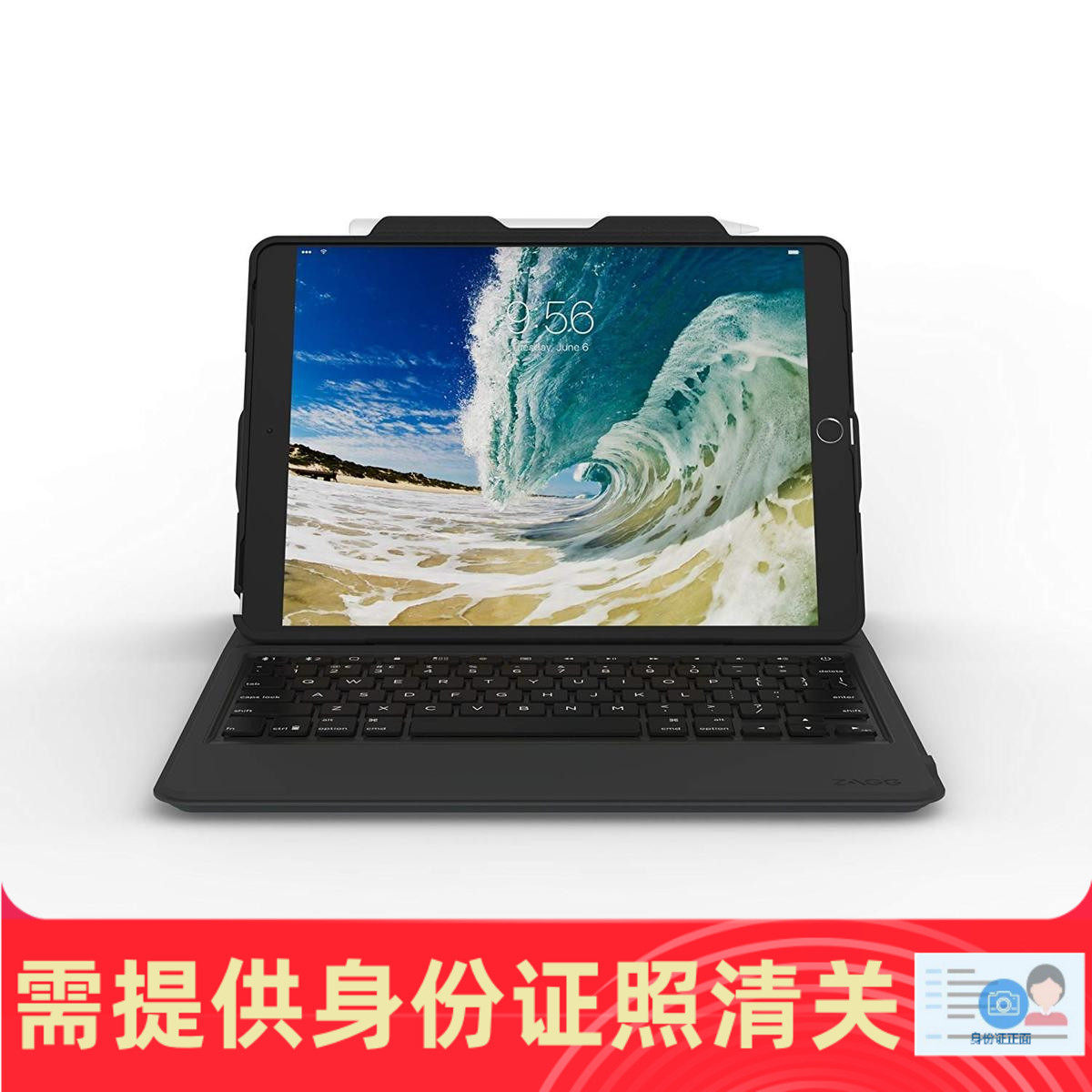 ZAGG RuggedMessenger ipad air 2019 pro蓝牙键盘保护套美国代购