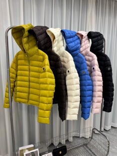 排骨羽绒服女26冬天新款90白鸭绒外套