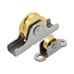 塑钢窗纱窗滑轮铝合金纱窗轮子推拉纱窗户轨道滚轮防蚊网沙窗配件