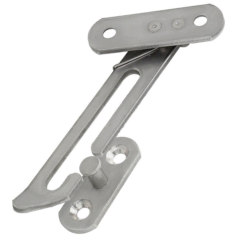 推拉窗户限位器铝合金平开门窗304不锈钢风撑开窗微通风儿童锁扣