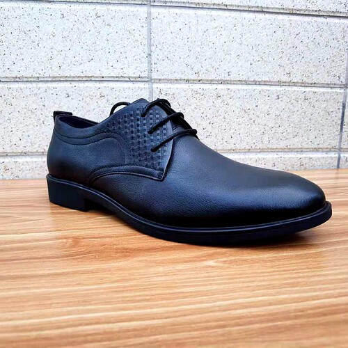 豆家男鞋商务正装皮鞋男真皮软底