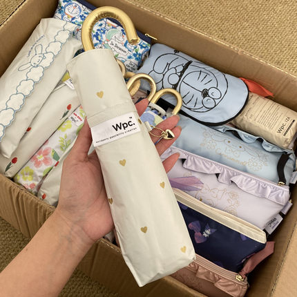 日本正品WPC超轻折叠防晒遮阳伞防紫外线太阳伞晴雨伞男女雨伞