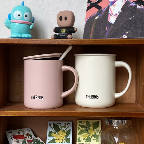 膳魔师不锈钢带盖马克杯