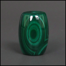 Ювелирный камень 原矿孔雀石桶珠长鼓珠猫眼佛眼睛孔雀石一颗14-15x10mm_a3060