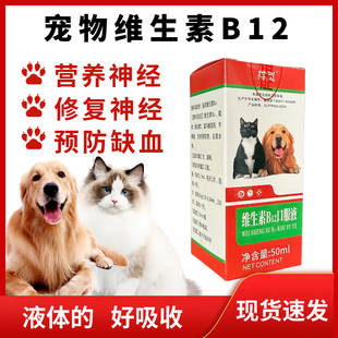 宠物维生素b12狗狗猫咪神经疼痛幼犬促发育维生素B预防缺血增免疫