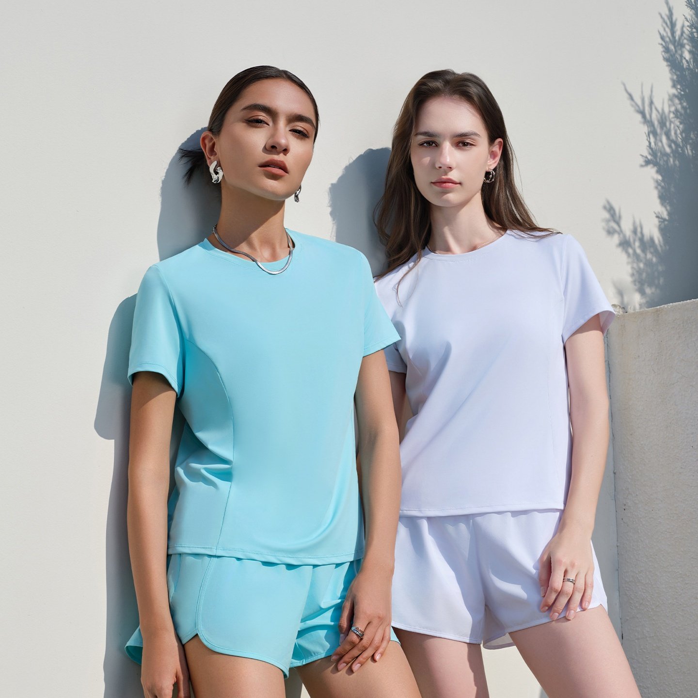 新款短袖瑜伽服女夏跑步运动宽松透气修身圆领百搭外穿瑜伽t恤,运动/瑜伽/健身/球迷用品,瑜伽套装,淘宝优惠券,粉丝福利购,淘宝优惠卷