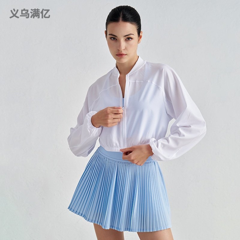 新款SZ梭织运动外套轻薄透气健身上衣收腰设计户外休闲修身瑜伽服,运动/瑜伽/健身/球迷用品,瑜伽外套,淘宝优惠券,粉丝福利购,淘宝优惠卷