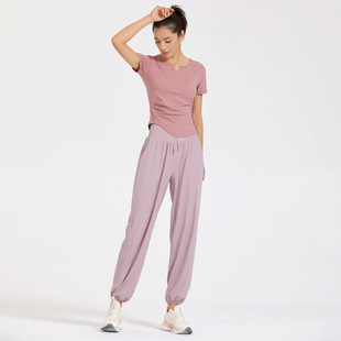瑜伽服套装女 运动上衣防震跑步减震训练普拉提健身服T桖秋两件套